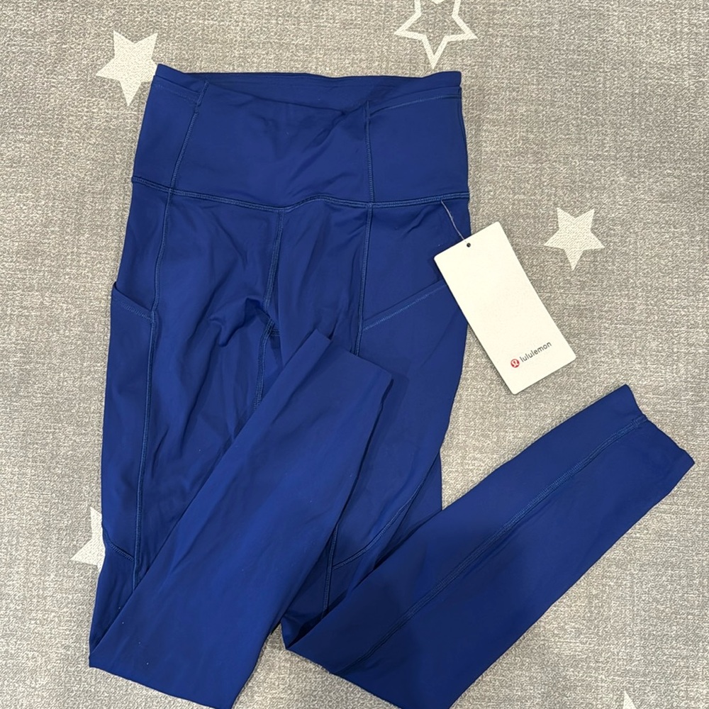 NWT Lululemon fast and free HR tights 25”